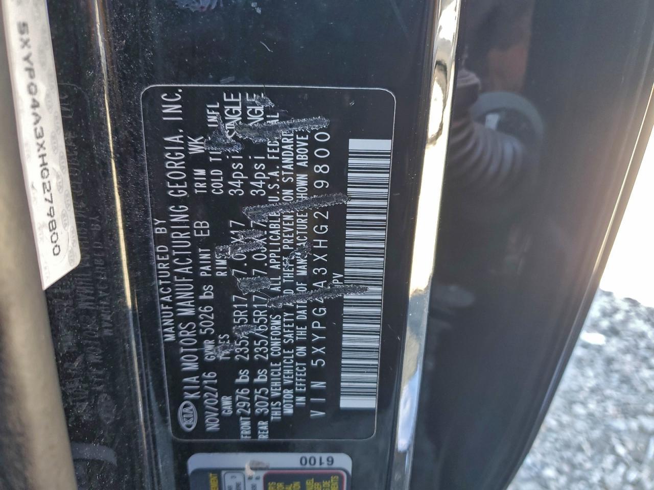 2017 KIA SORENTO
