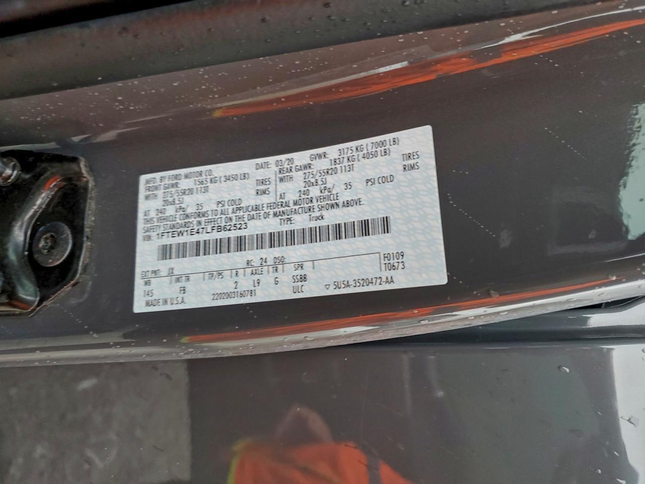 2020 FORD F-150