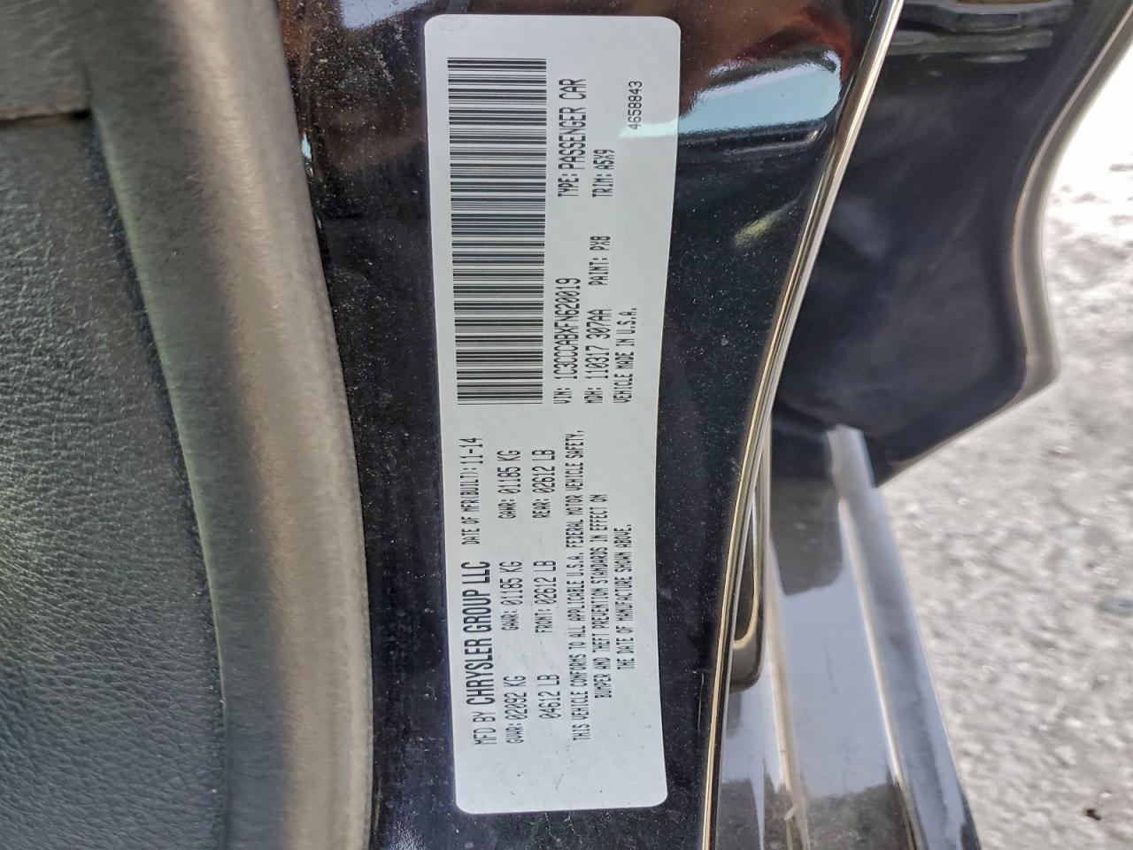 2015 CHRYSLER 200