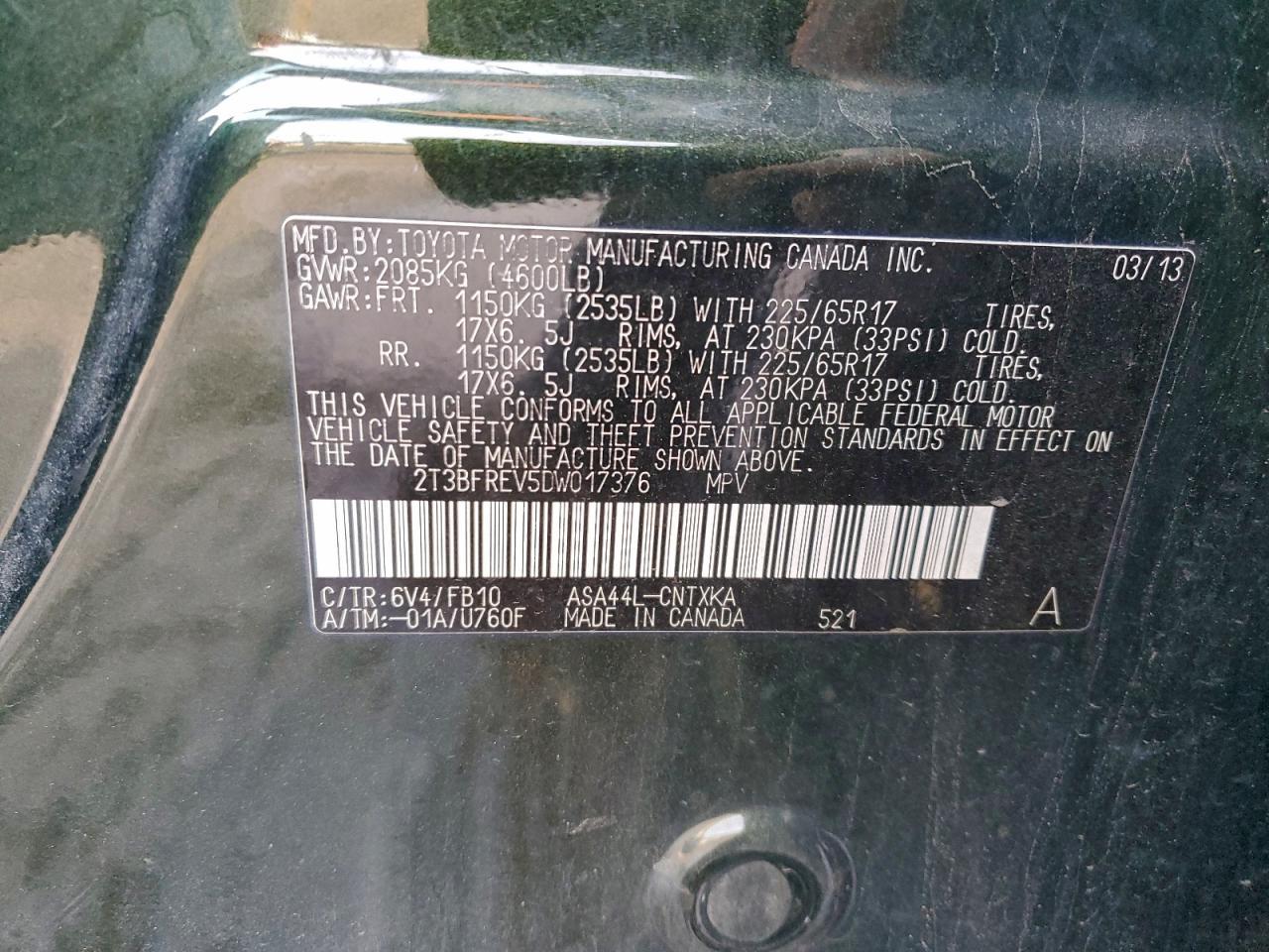 2013 TOYOTA RAV4
