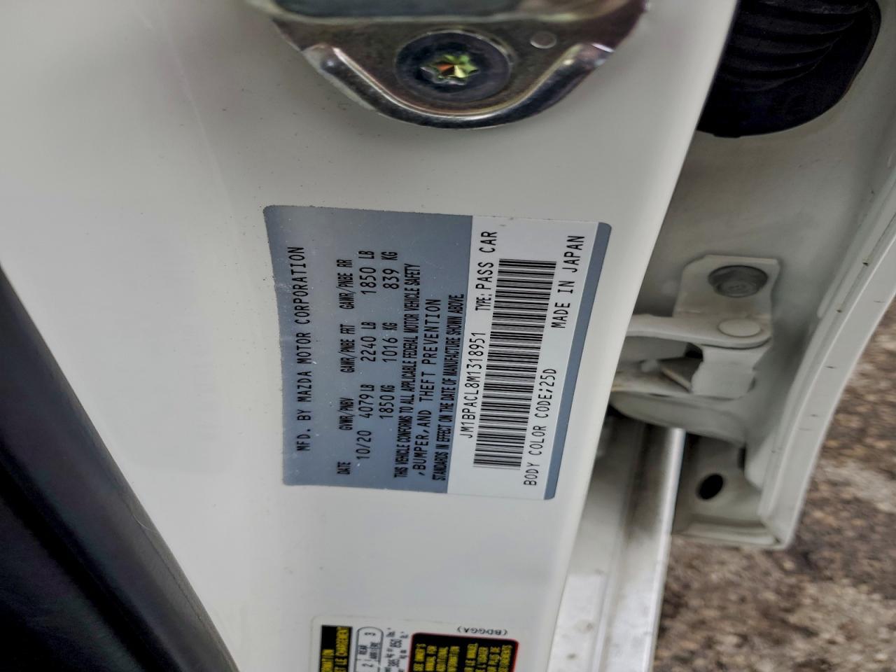 2021 MAZDA 3