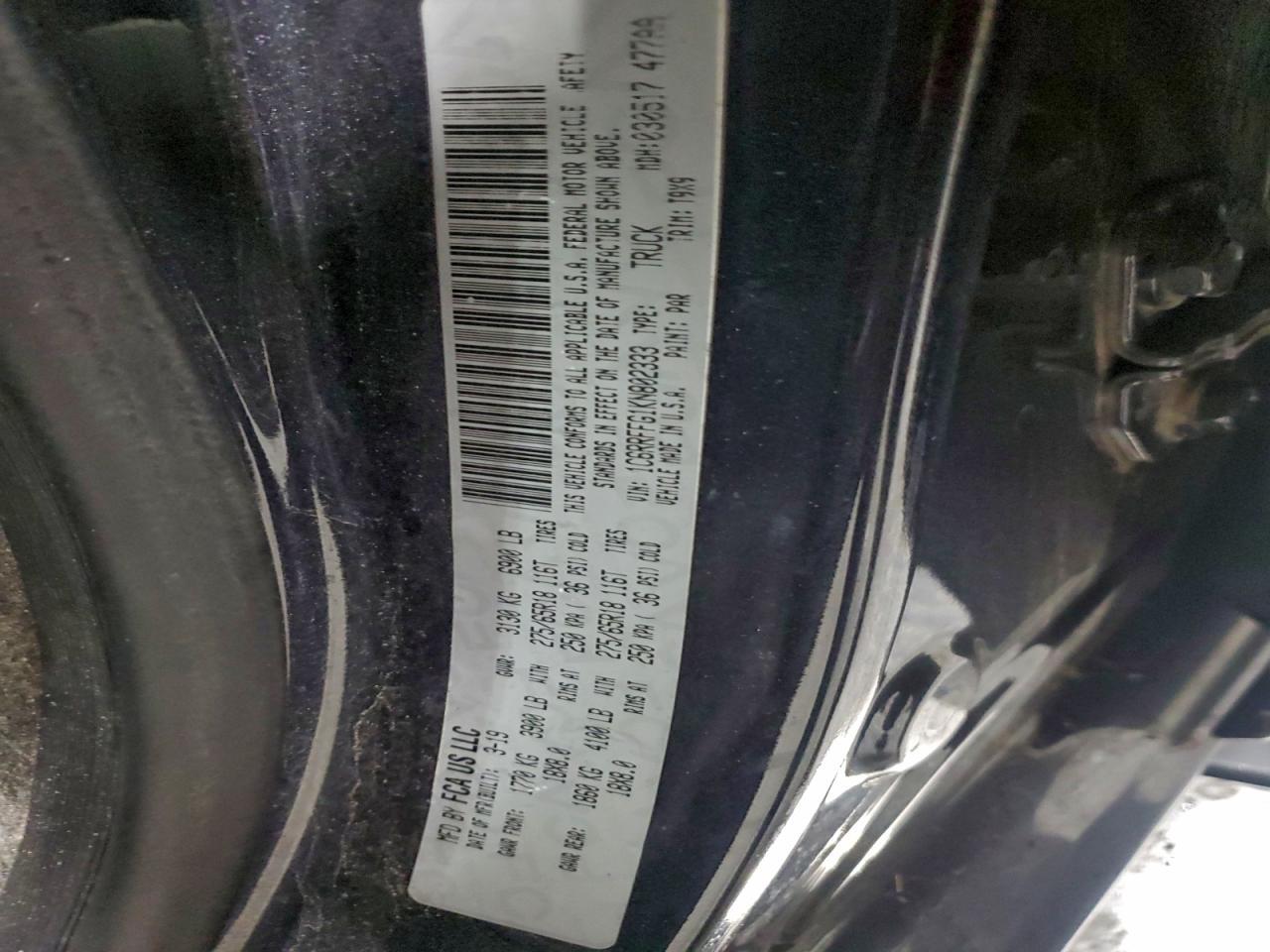 2019 RAM 1500