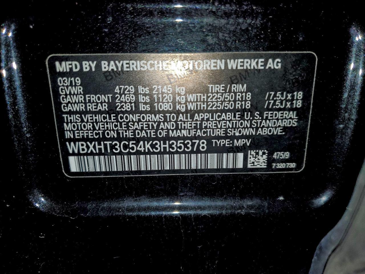 2019 BMW X1