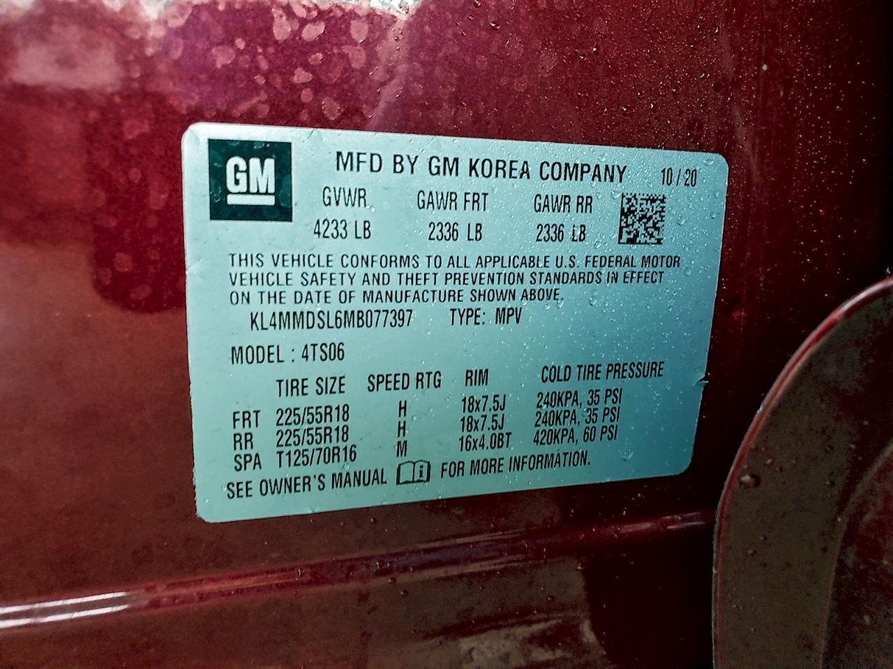 2021 BUICK Encore GX