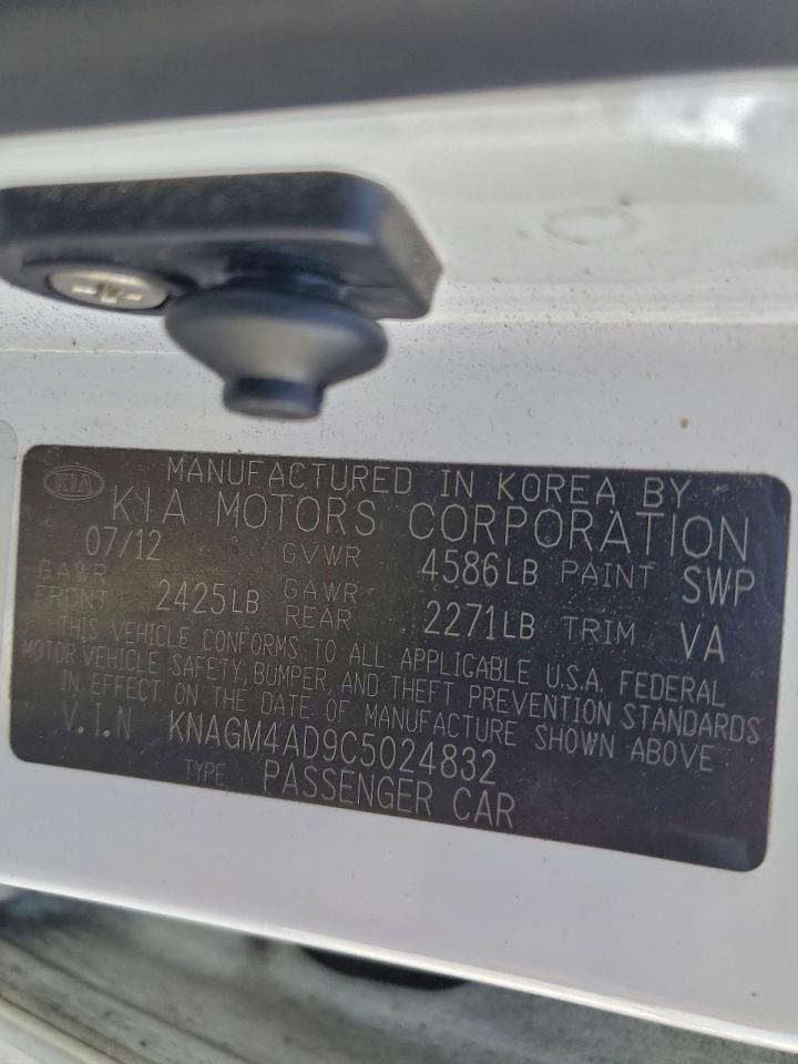 2012 KIA Optima Hybrid