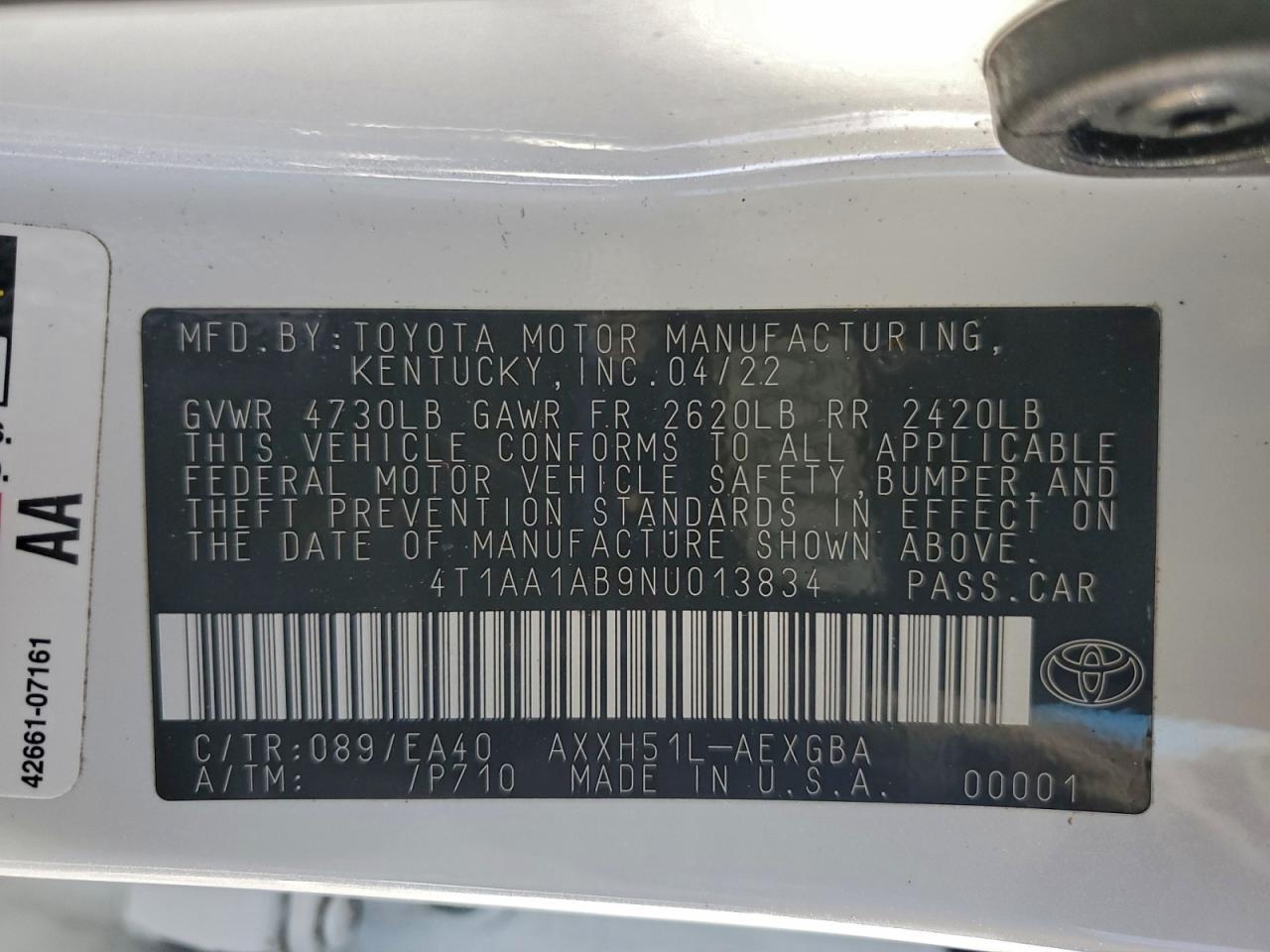 2022 TOYOTA Avalon