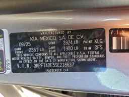 2025 KIA K4