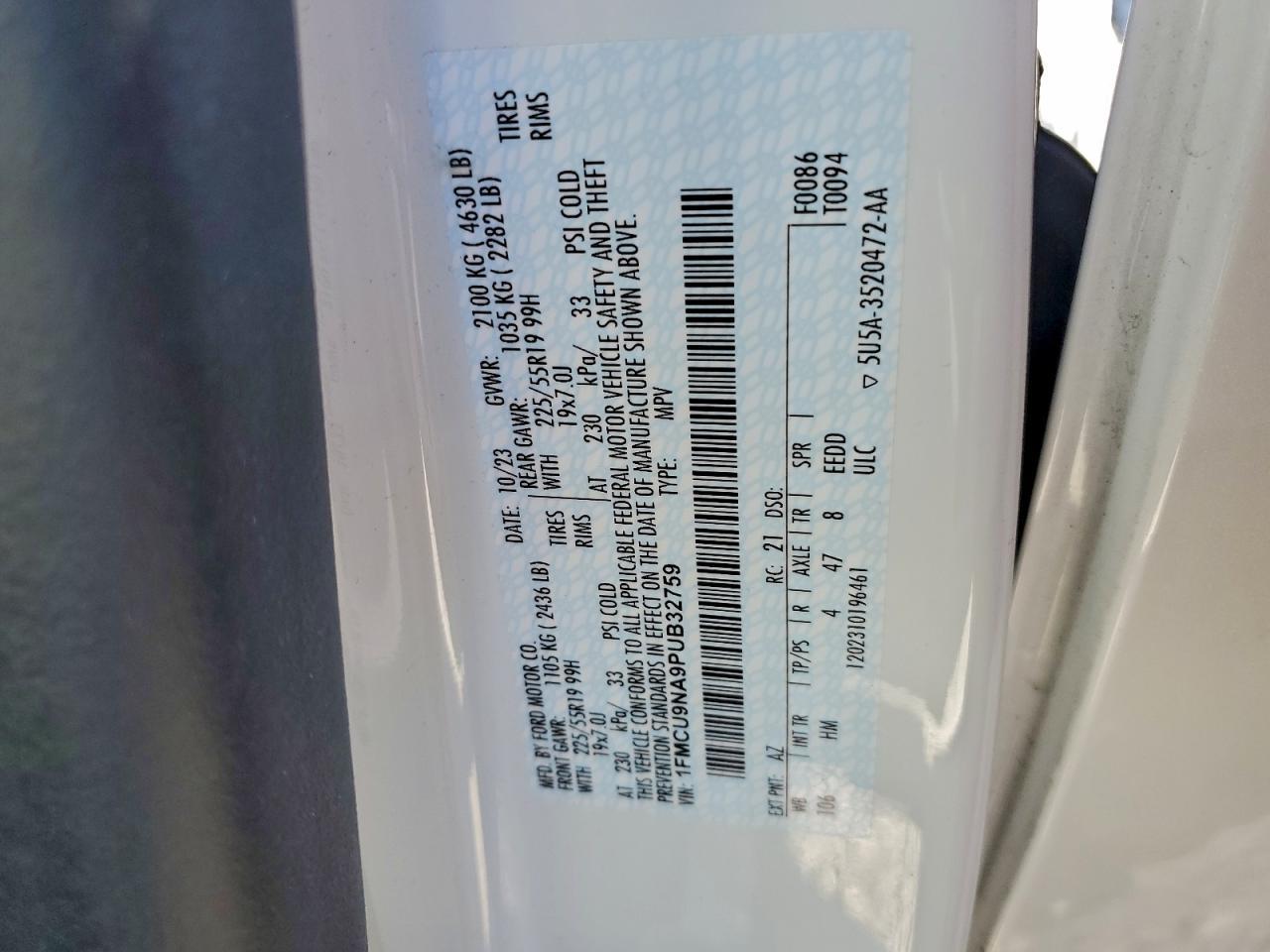 2023 FORD ESCAPE