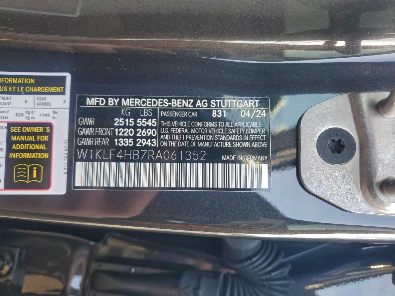 2024 MERCEDES-BENZ E-Class
