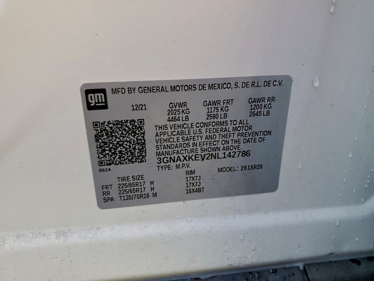 2022 CHEVROLET EQUINOX