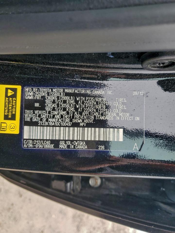 2013 LEXUS RX 350
