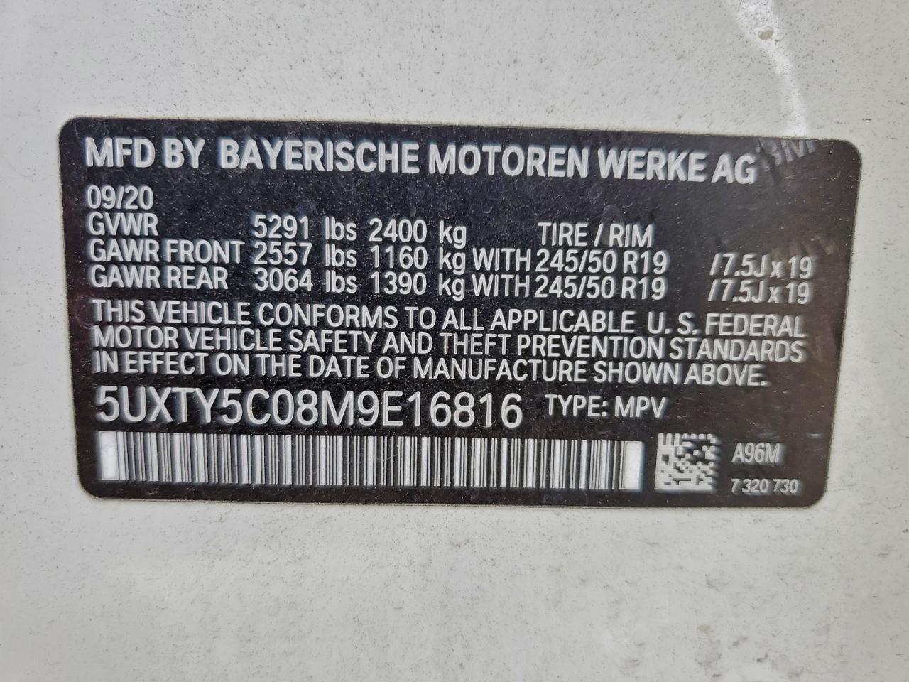 2021 BMW X3