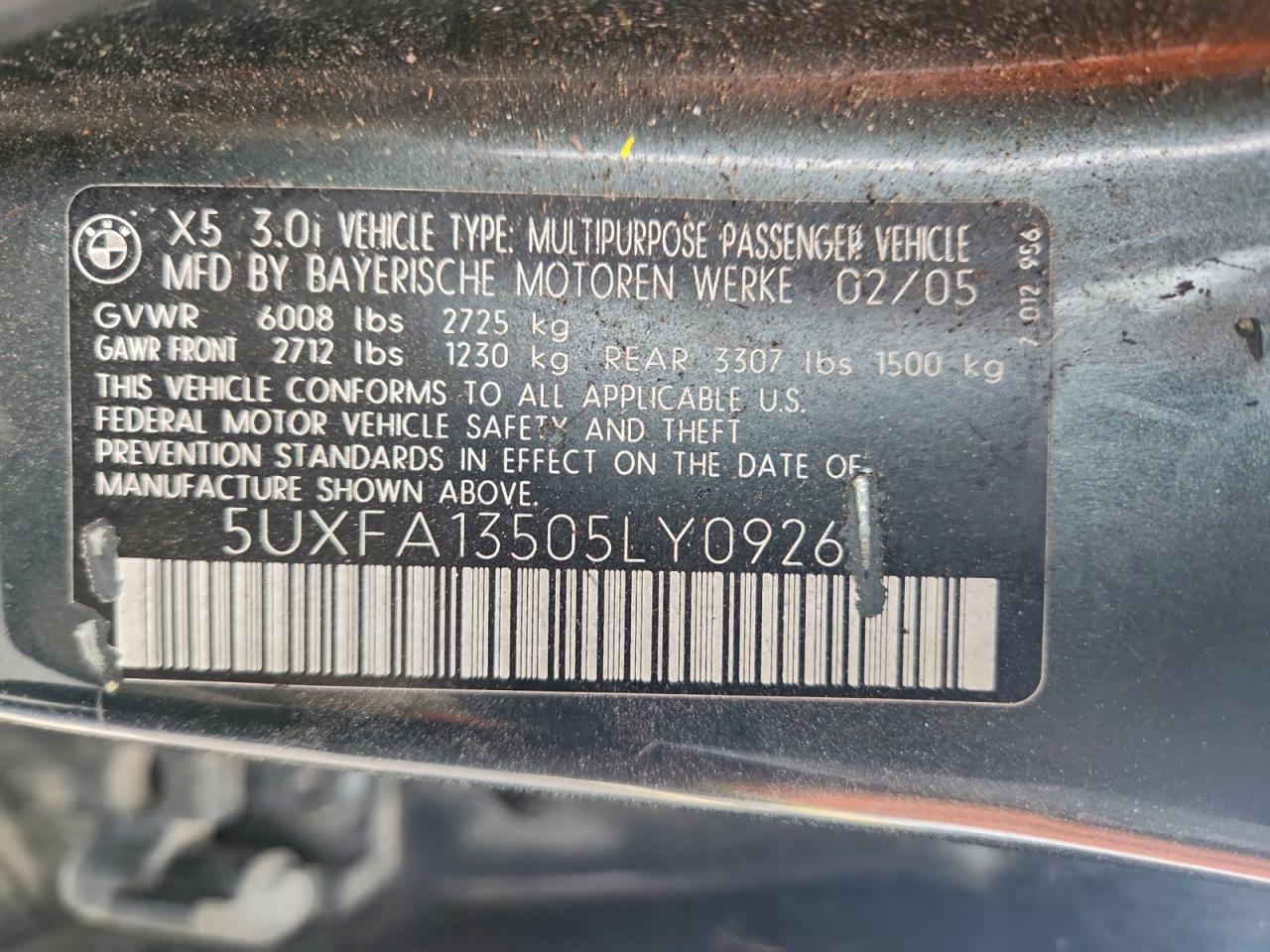 2005 BMW X5