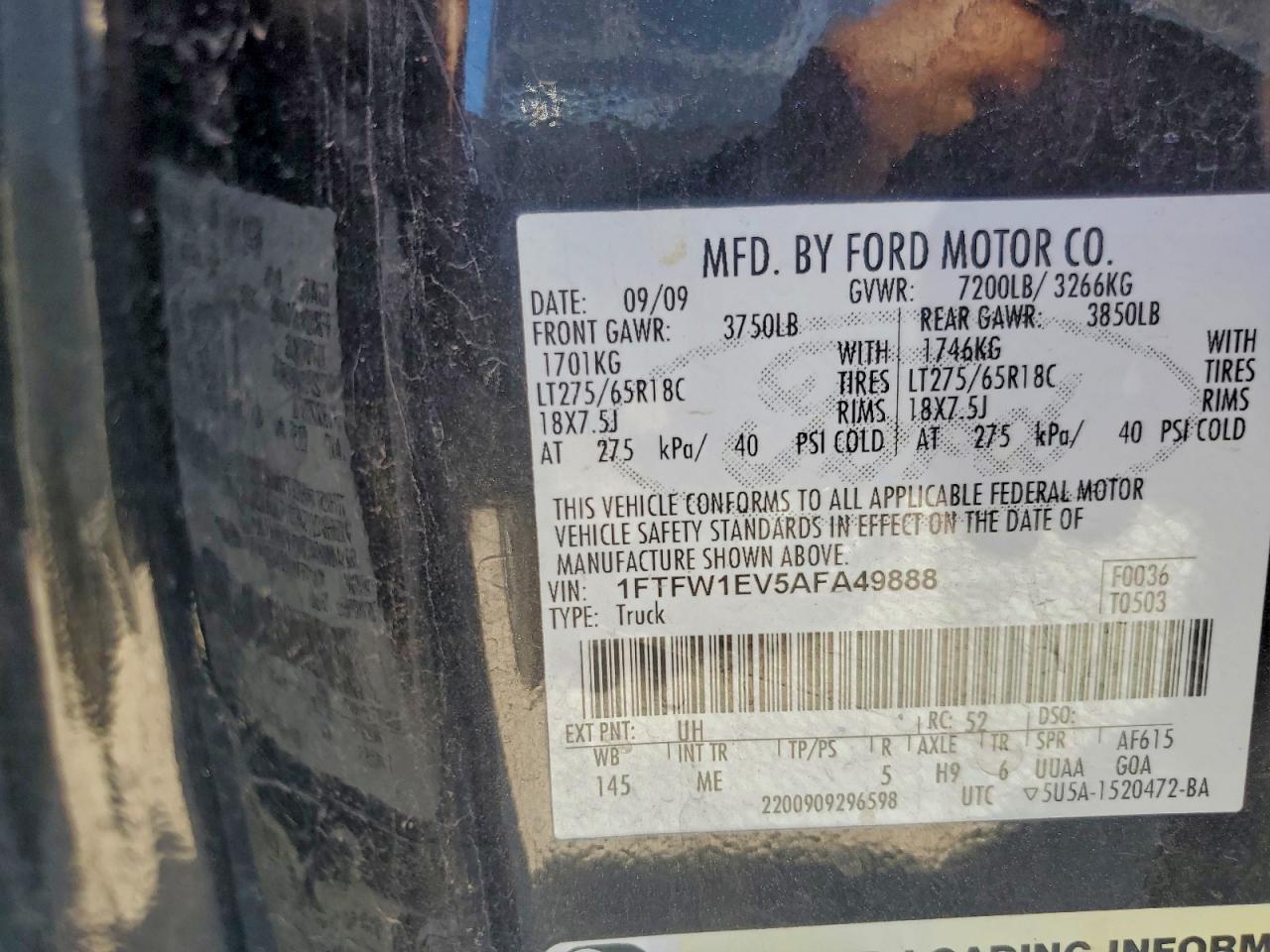 2010 FORD F-150