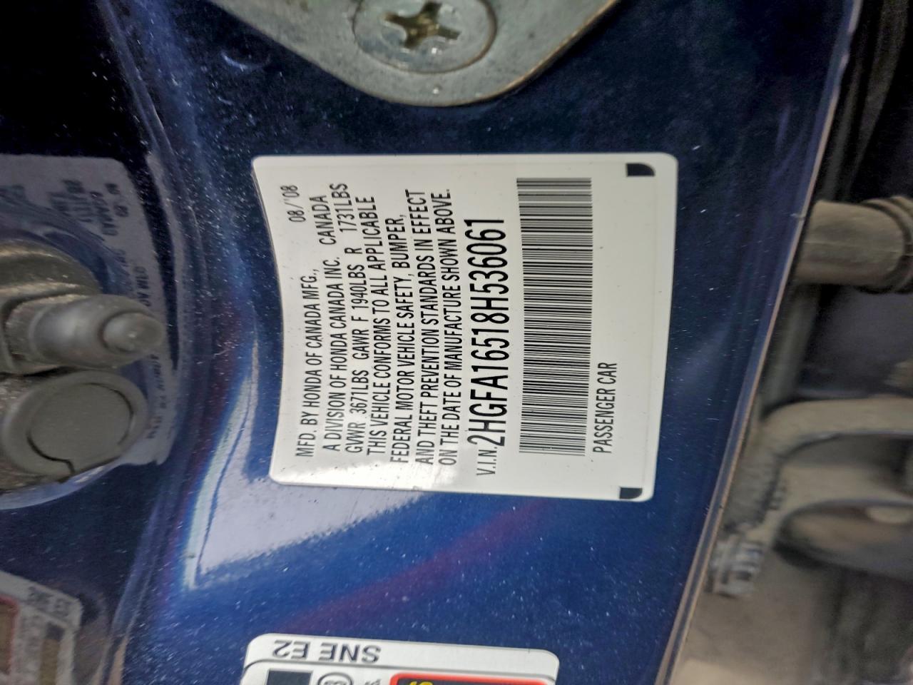 2008 HONDA CIVIC