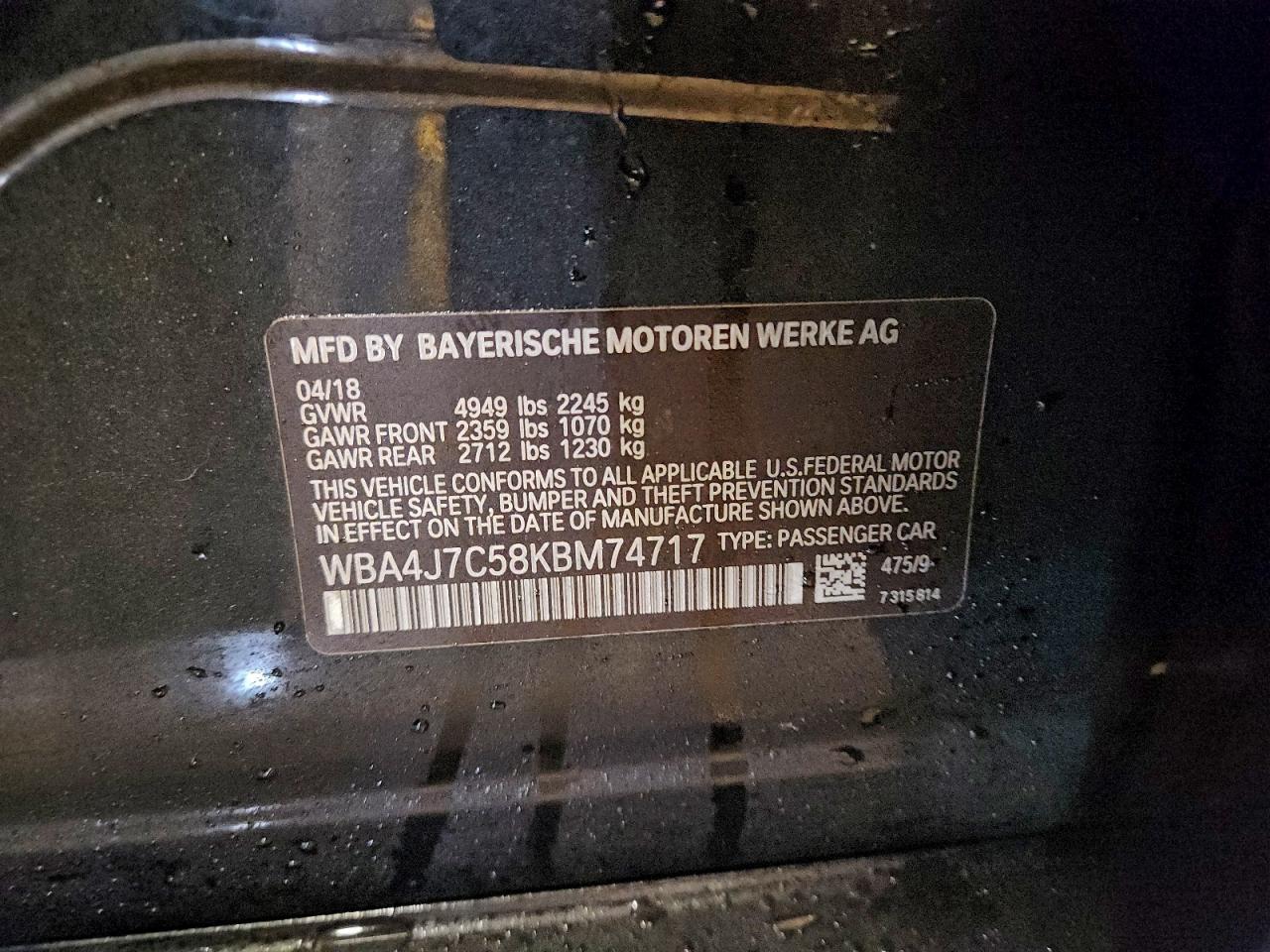 2019 BMW 4 Series