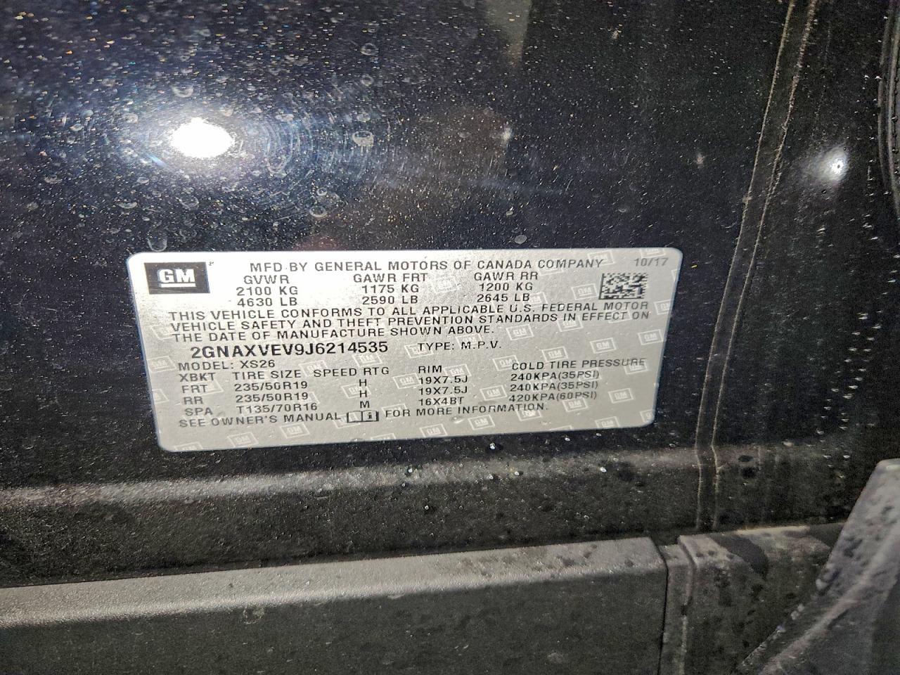2018 CHEVROLET EQUINOX