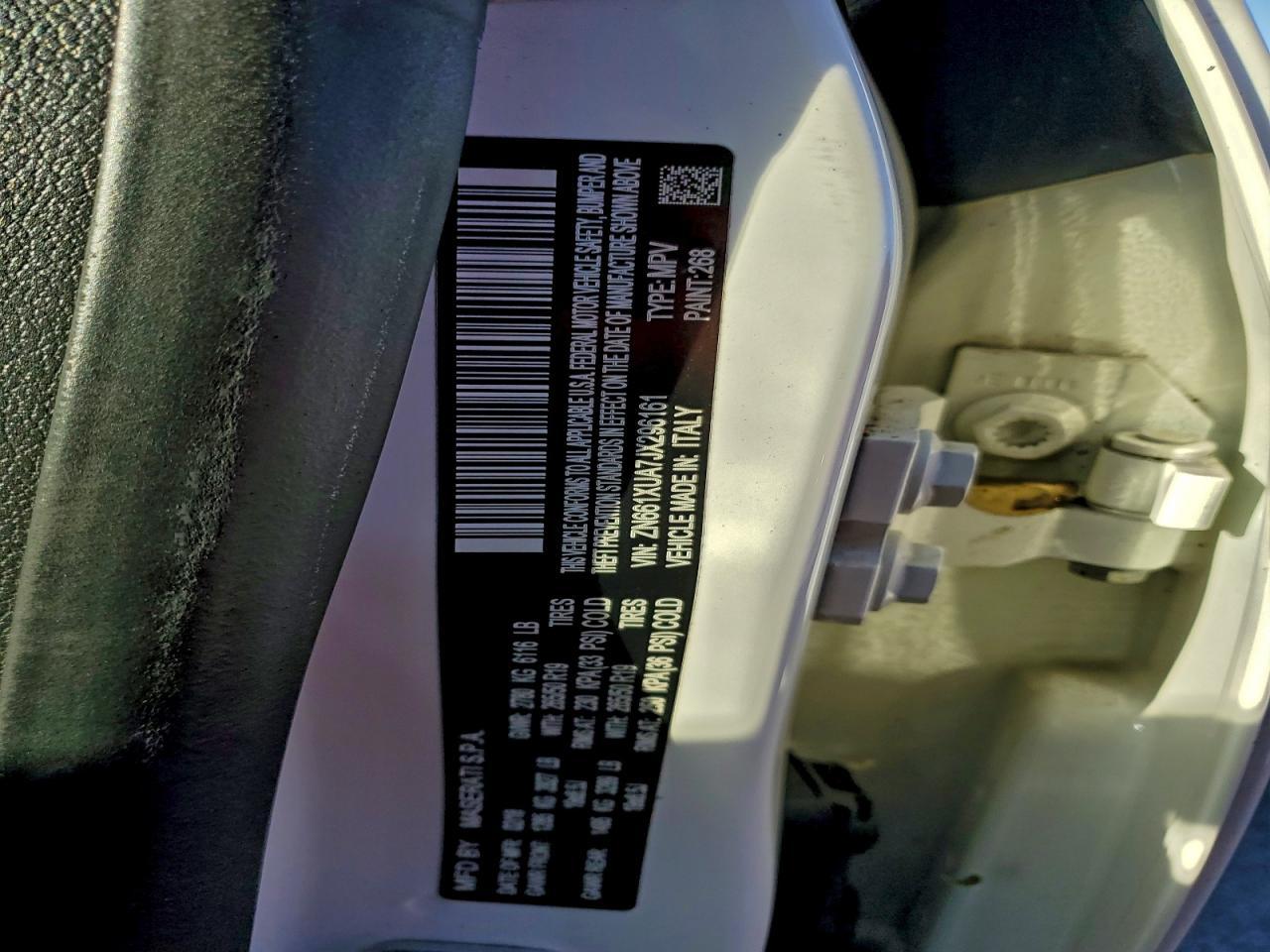 2018 MASERATI Levante