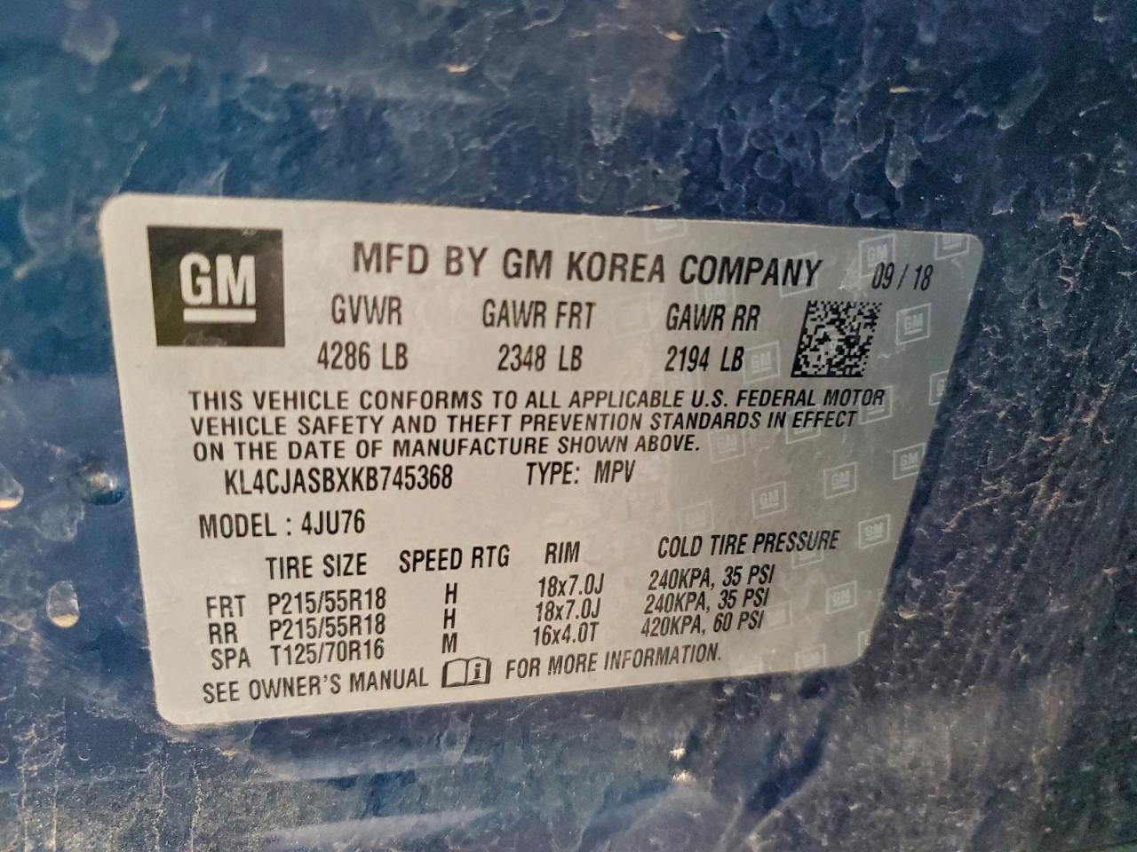 2019 BUICK ENCORE
