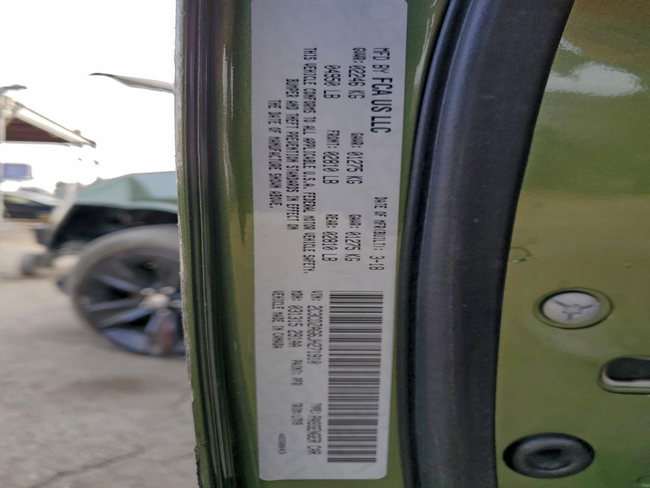 2018 DODGE Challenger