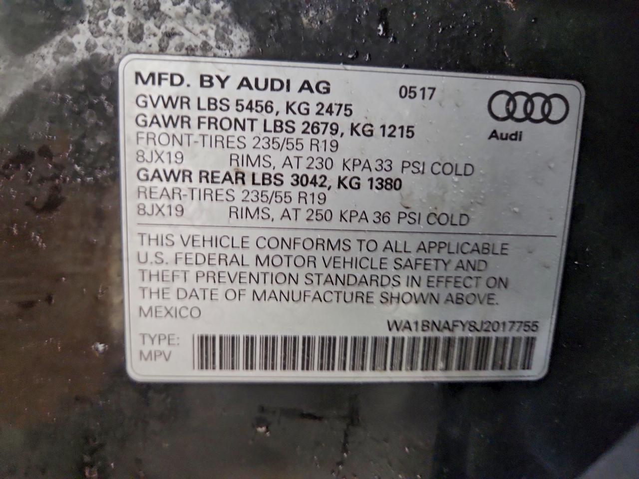 2018 AUDI Q5