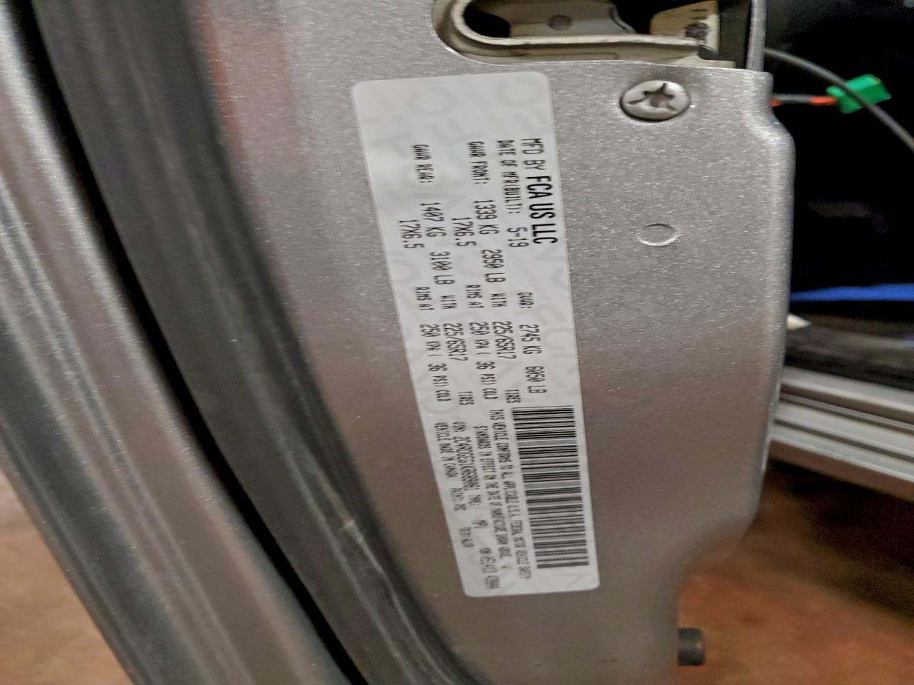 2019 DODGE GRAND CARAVAN