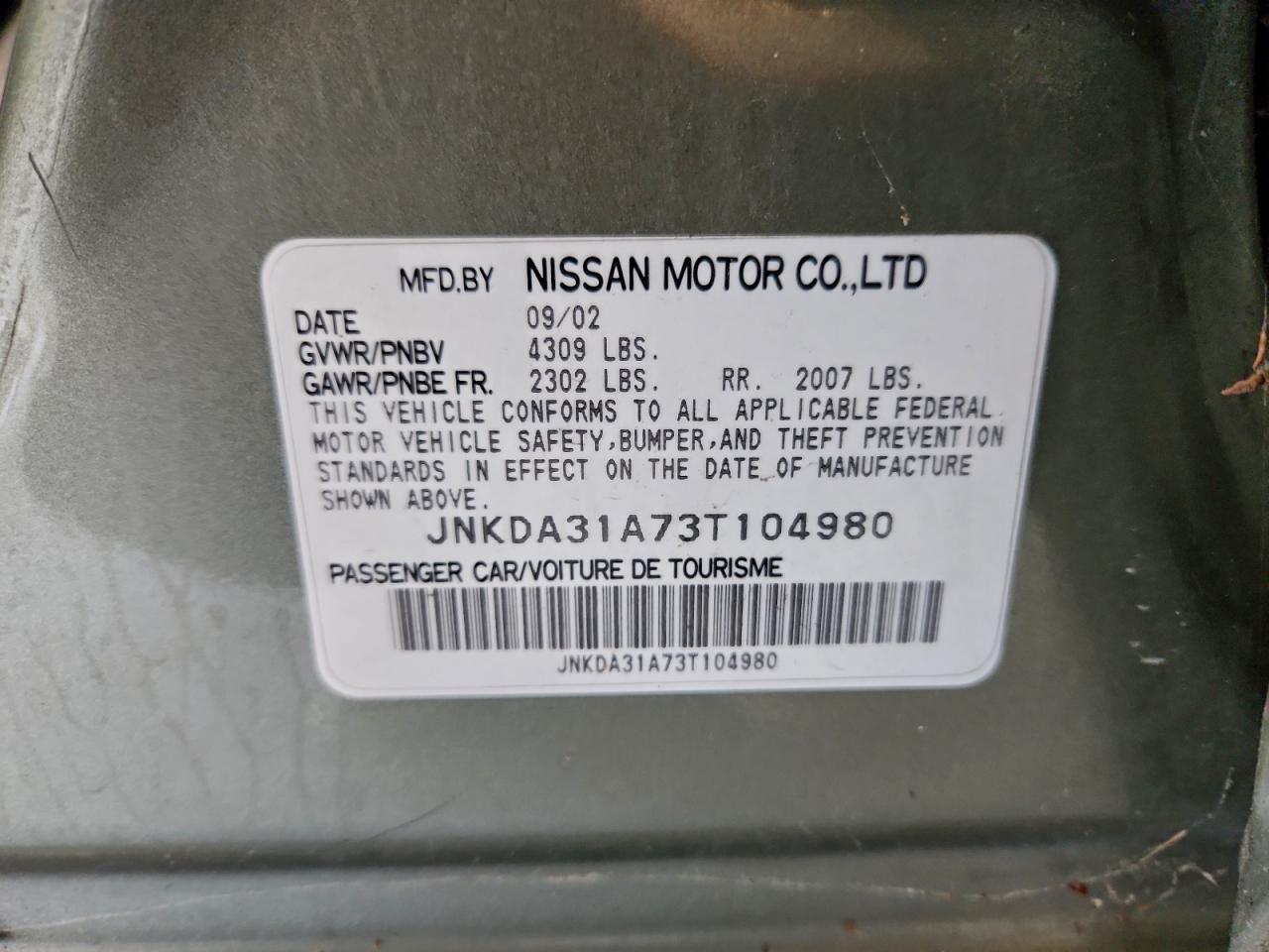 2003 INFINITI I35
