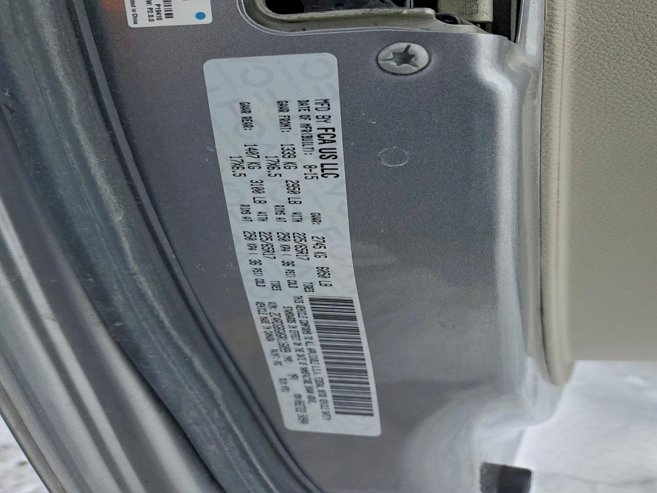 2016 DODGE GRAND CARAVAN