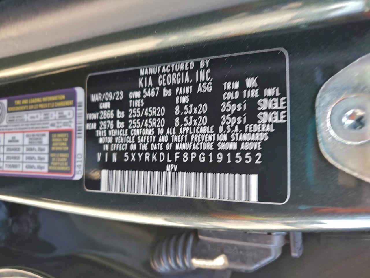2023 KIA SORENTO