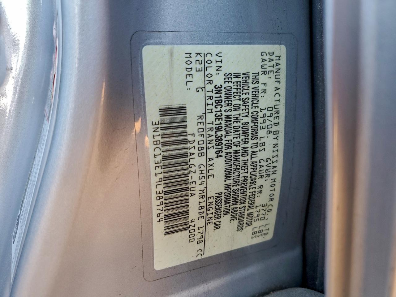 2009 NISSAN VERSA