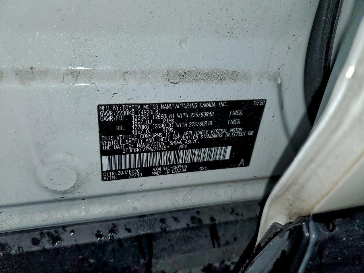 2021 TOYOTA RAV4