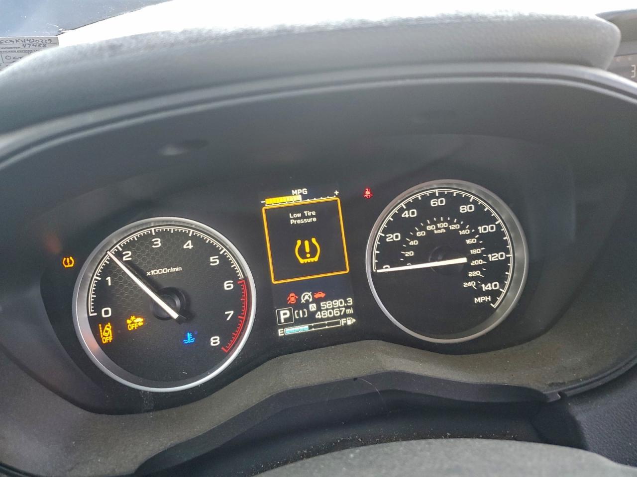 2019 SUBARU FORESTER