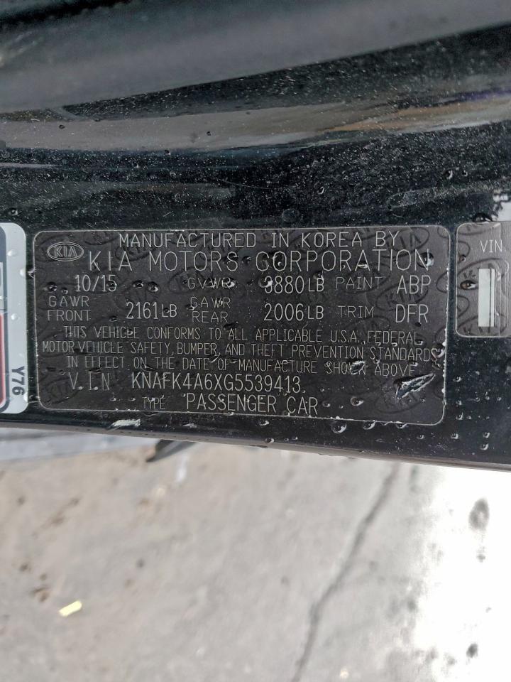 2016 KIA FORTE