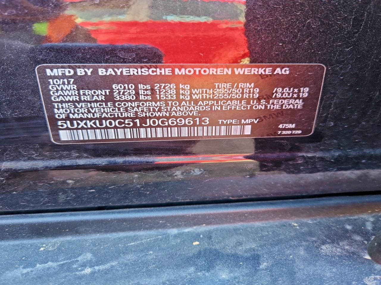 2018 BMW X6