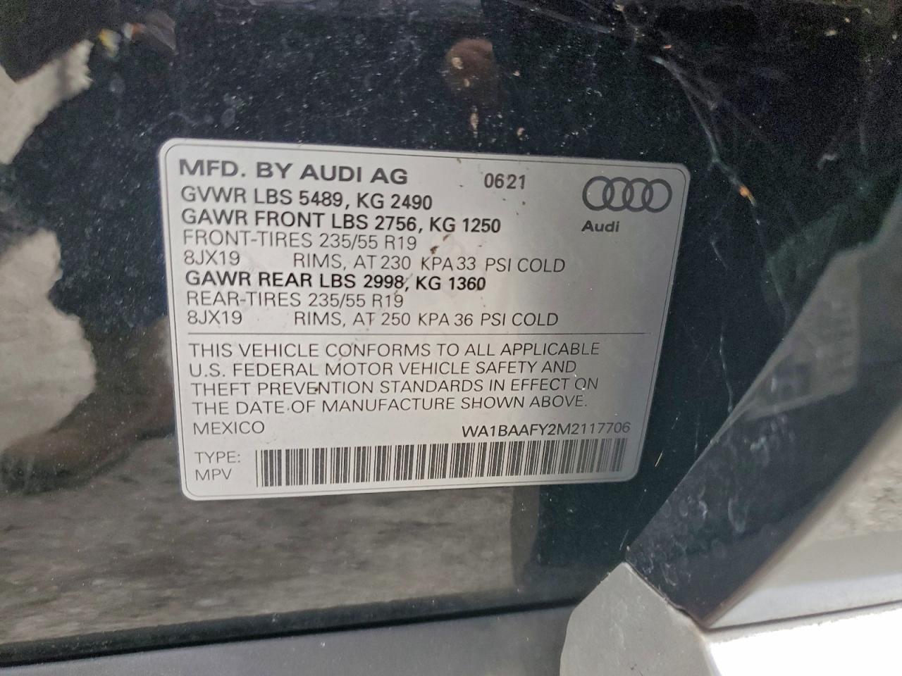 2021 AUDI Q5