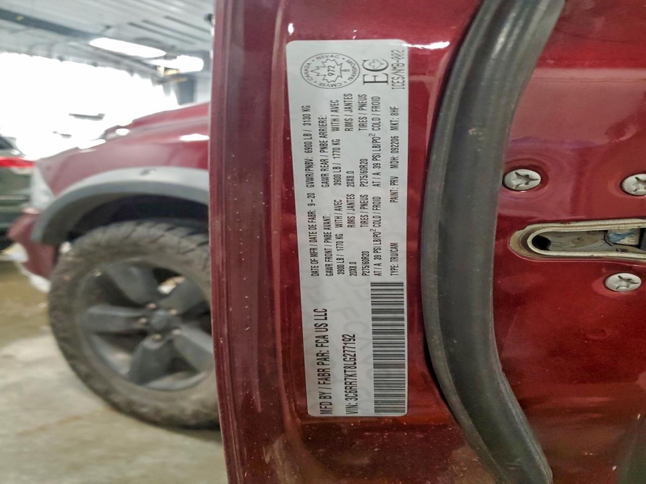 2020 RAM 1500