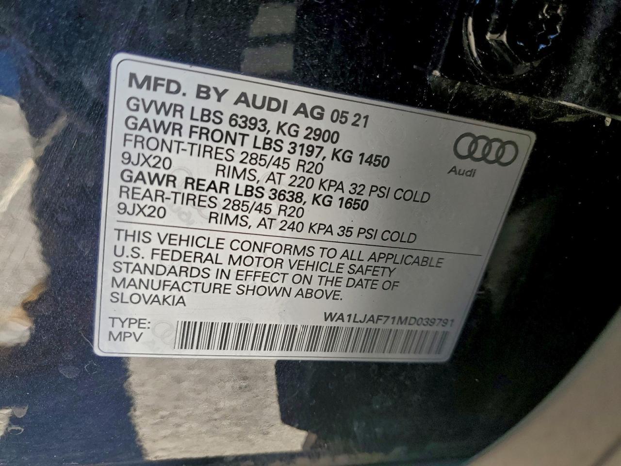 2021 AUDI Q7