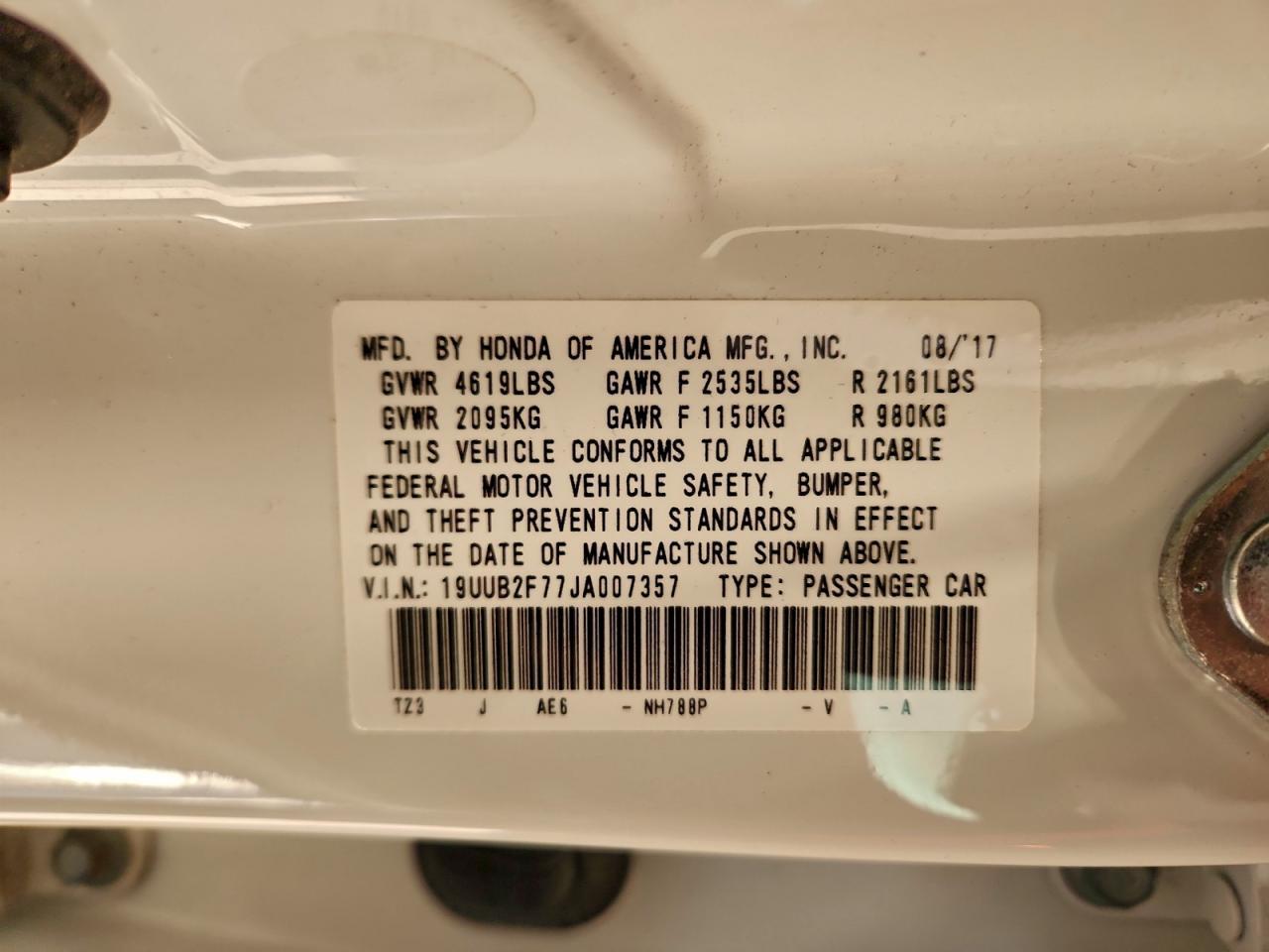 2018 ACURA TLX