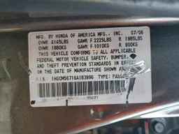 2006 HONDA ACCORD