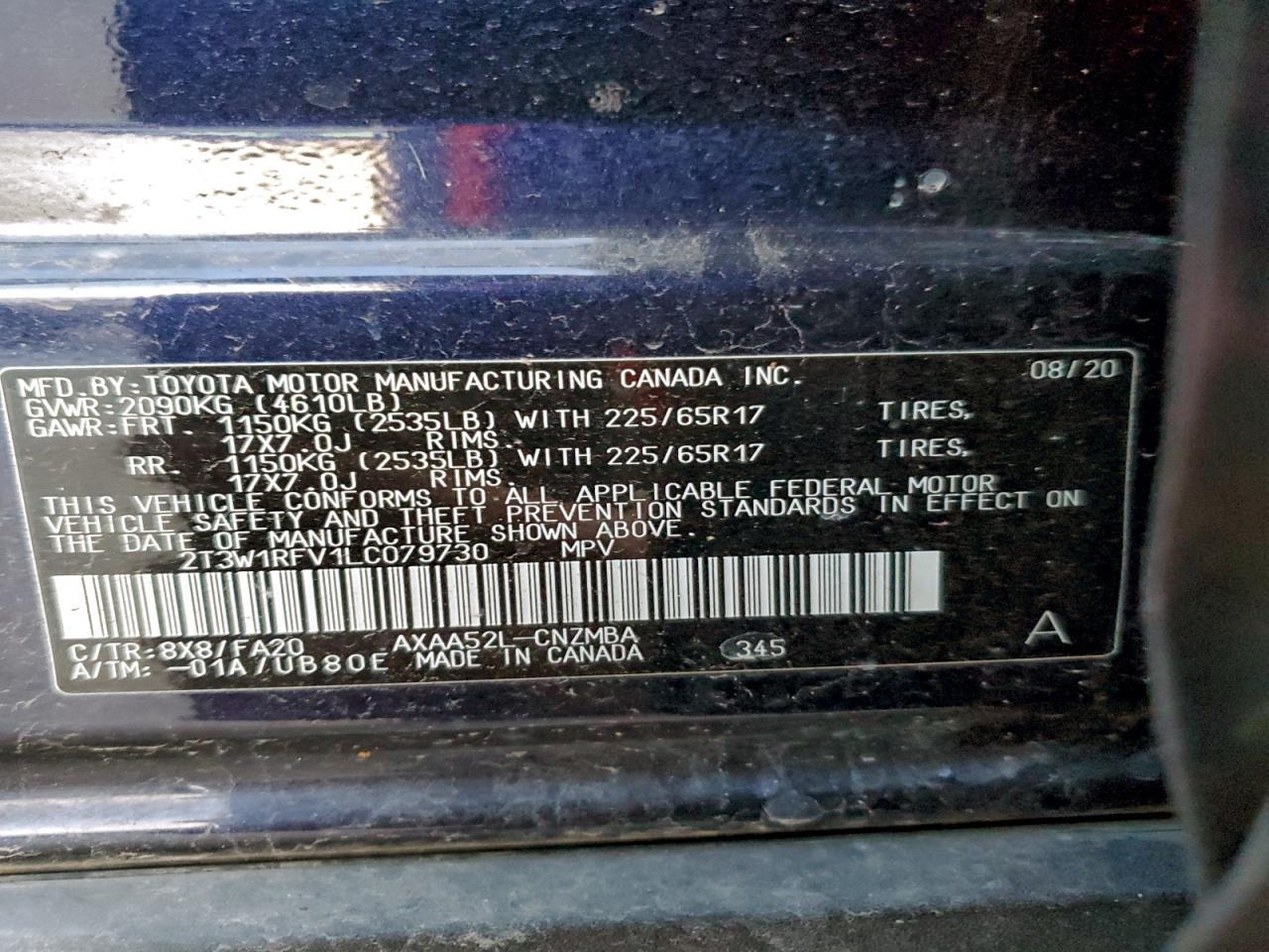 2020 TOYOTA RAV4