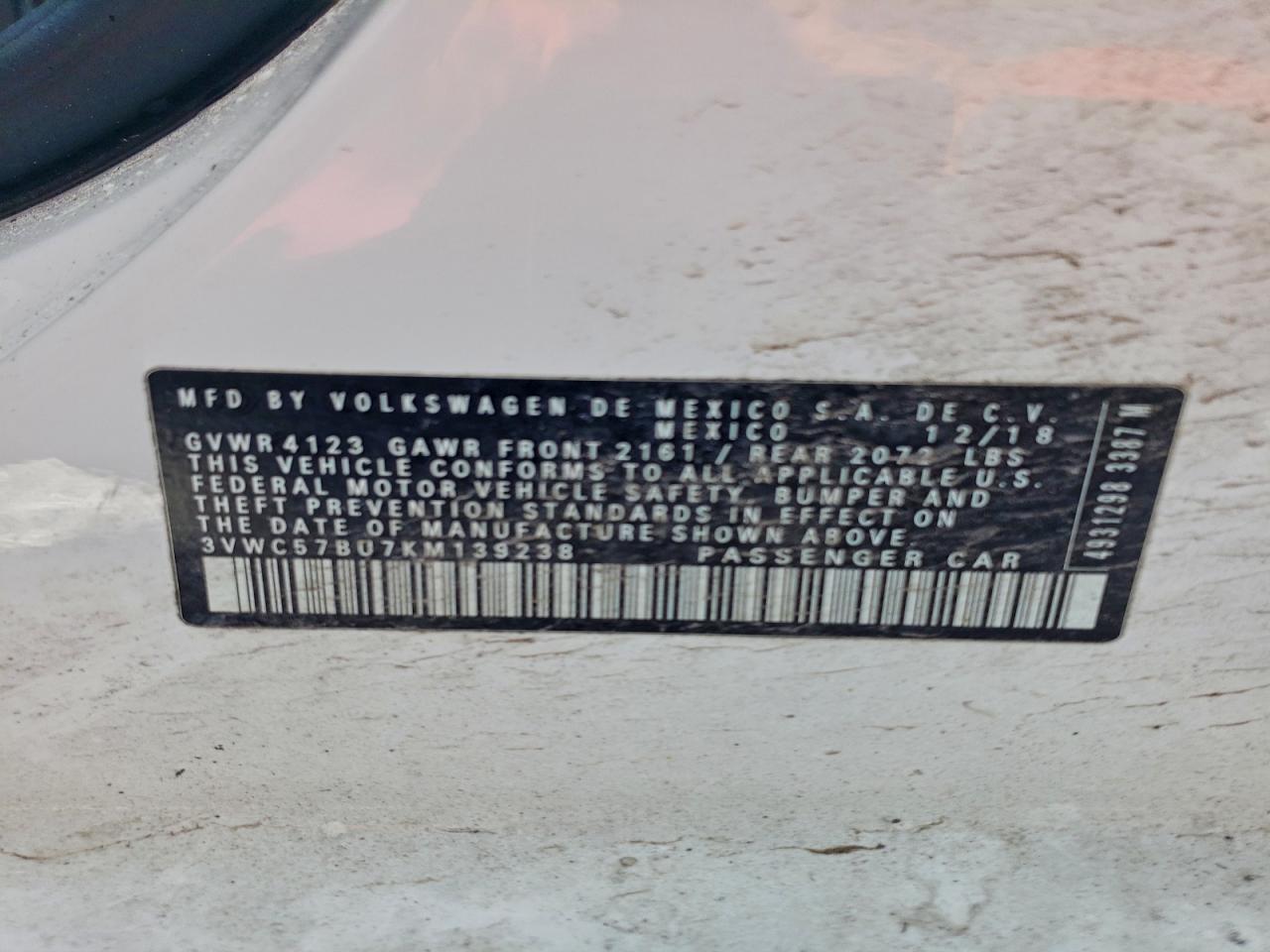 2019 VOLKSWAGEN JETTA