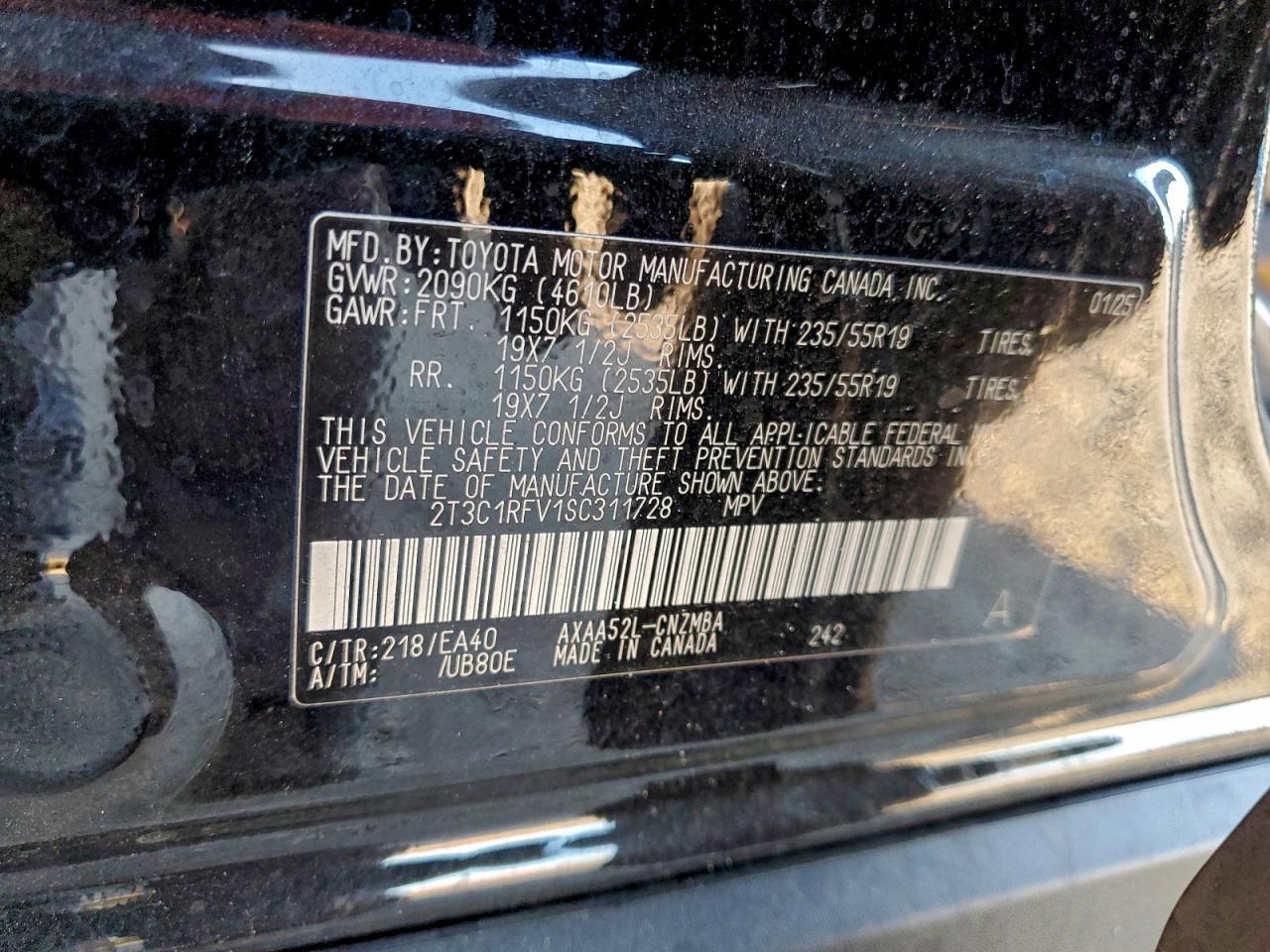 2025 TOYOTA RAV4