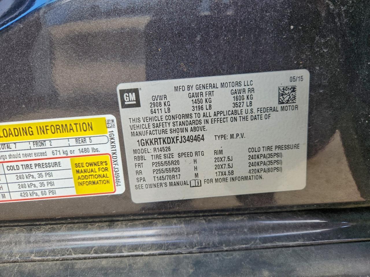 2015 GMC ACADIA
