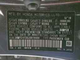 2018 HONDA CIVIC