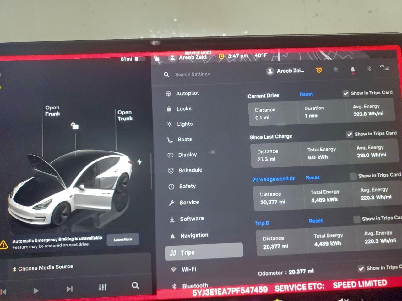 2023 TESLA MODEL 3