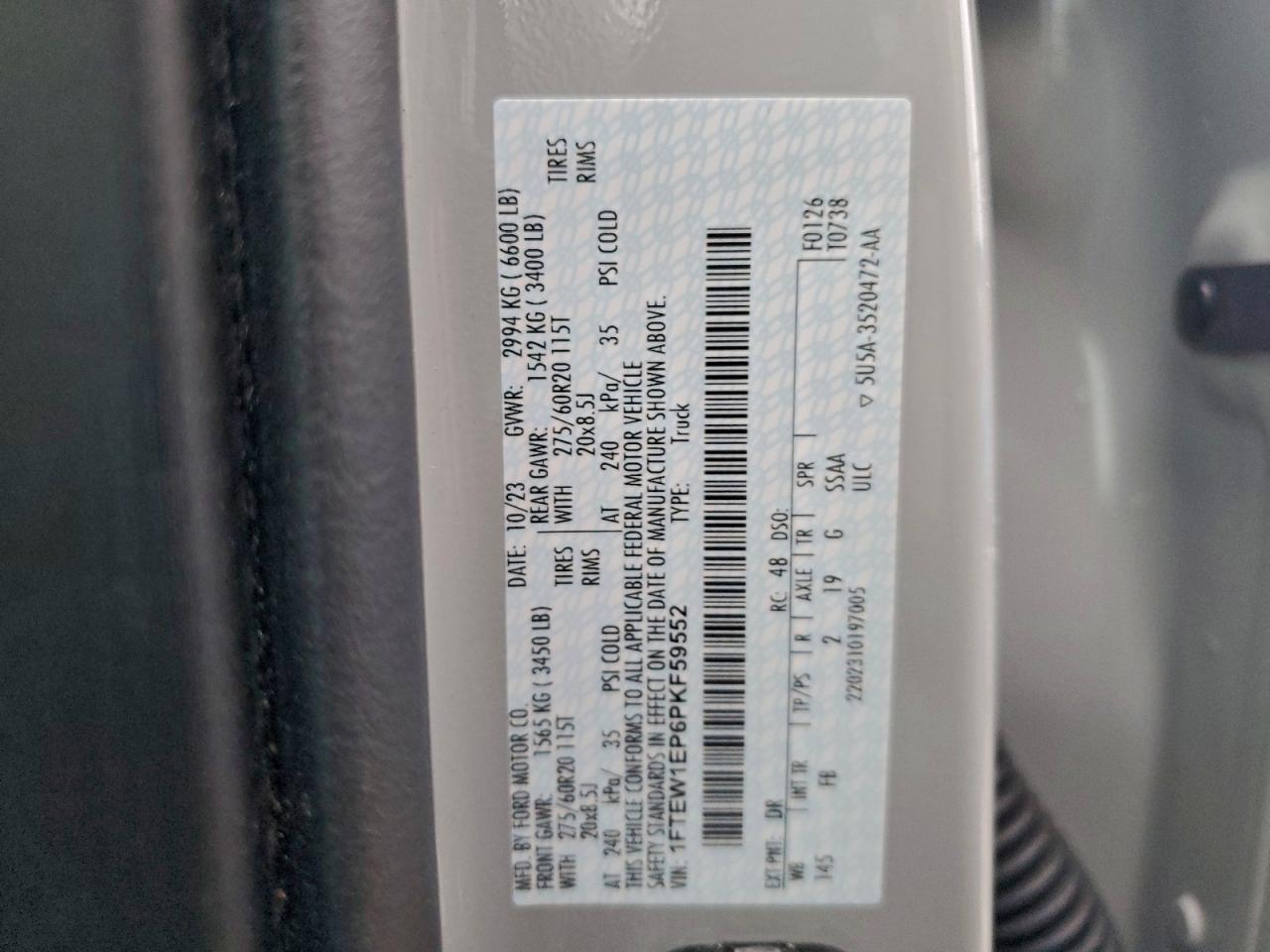 2023 FORD F-150