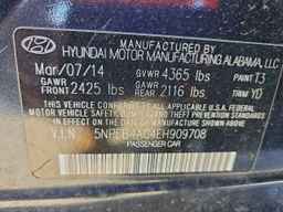 2014 HYUNDAI SONATA