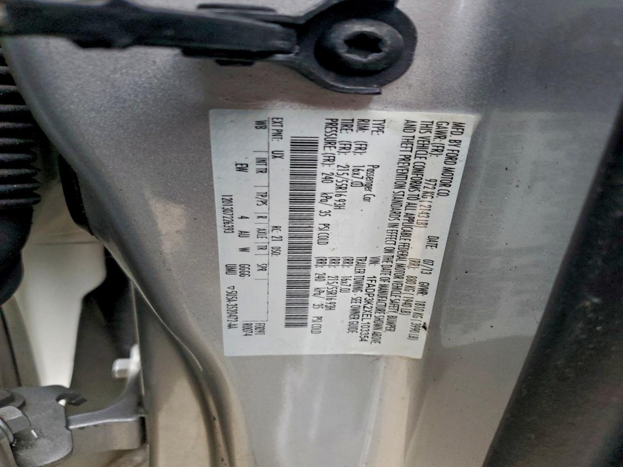 2014 FORD FOCUS