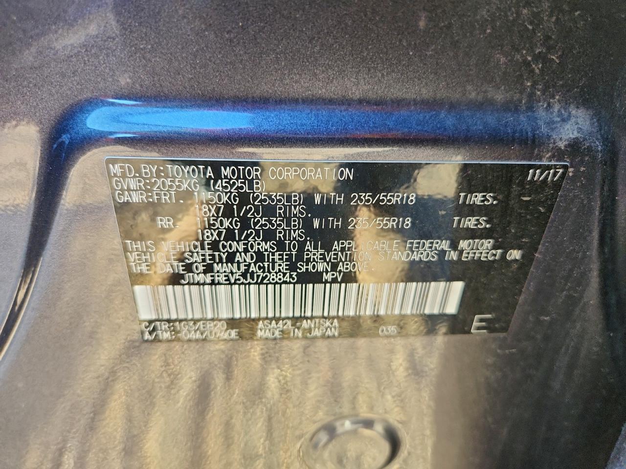 2018 TOYOTA RAV4
