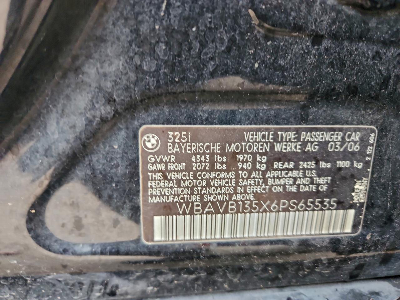 2006 BMW 3 SERIES